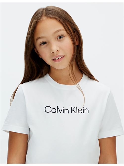 inst. logo ss t-shirt CALVIN KLEIN JEANS | IU0IU00682YAF